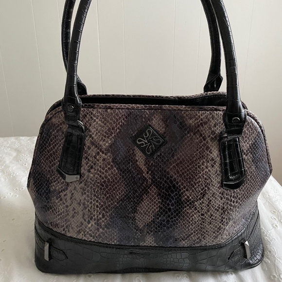 SIMPLY VERA VERA WANG Faux Snakeskin Bag - Picture 1 of 5